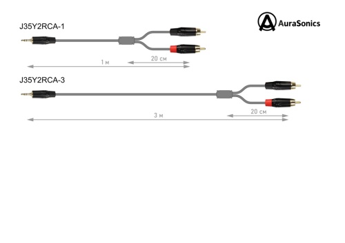 AuraSonics J35Y2RCA-1 фото 2